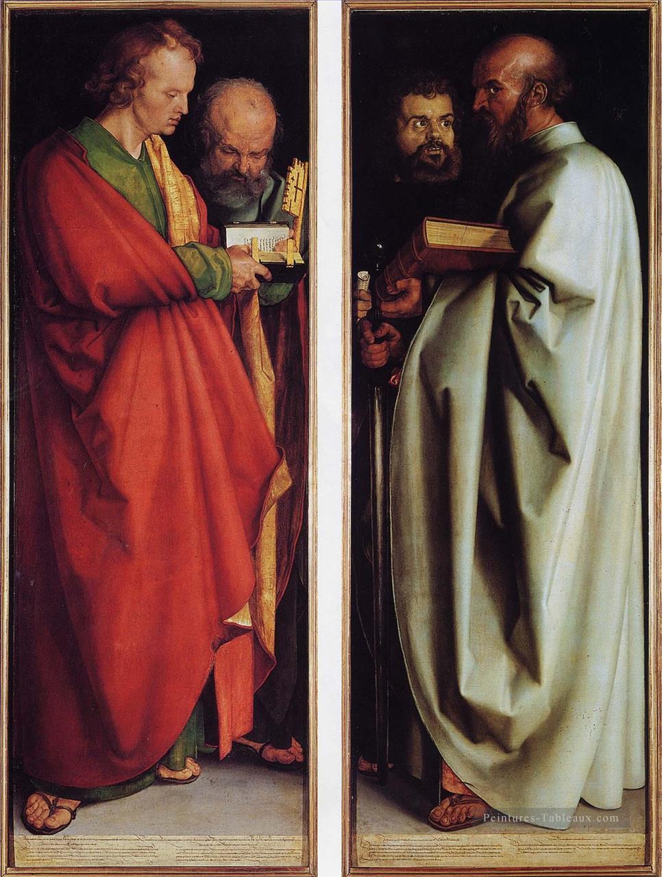 Albrecht Quatre apôtres Nothern Renaissance Albrecht Dürer Peintures à l'huile